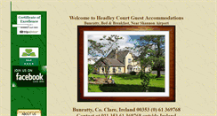 Desktop Screenshot of headleycourt.net